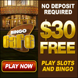 www.BingoCafe.com - Get 120 chances to win the Jackpot