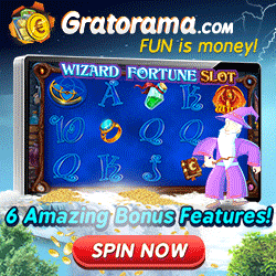 www.Gratorama.com - 70 giri gratuiti più un bonus di benvenuto di $ 200