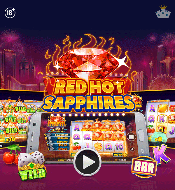 Microgaming new game: Red Hot Sapphires™