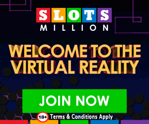 www.SlotsMillion.com - Virtual reality casino | 100 free spins
