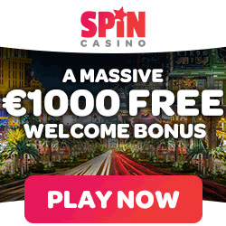 www.SpinCasino.com - 1000 dolláros üdvözlő bónusz és a leggazdagabb jutalmak