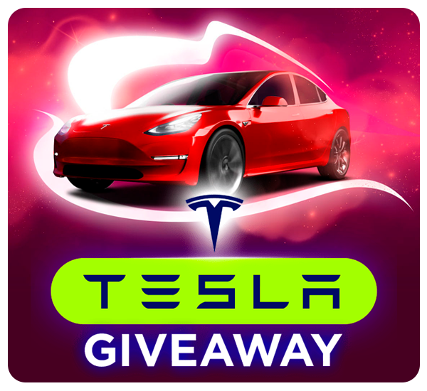 Win a Tesla Model 3 - bitStarz.com