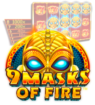 9 Masks of Fire™ 제공 Microgaming